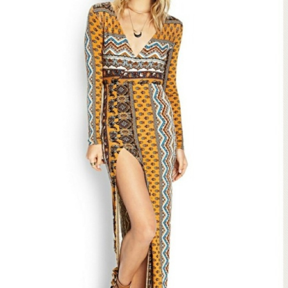 Forever 21 Elephant Long Maxi Dress